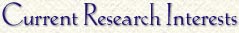 Current Research Interests