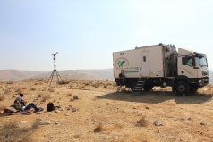 The Mobile Lab -Yatir desert June 2011 picture no. 3