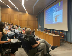 Yonatan presenting at MedCyclones in Athens 2022