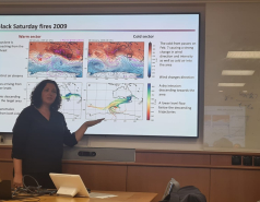 Leehi presenting at JSPS-ISF symposium