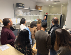Lab visit to Prof. Ziv Lab  Feb 2026 picture no. 1