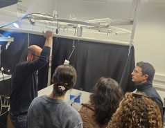 Lab visit to Prof. Ziv Lab  Feb 2026 picture no. 2