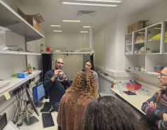 Lab visit to Prof. Ziv Lab  Feb 2026 picture no. 6