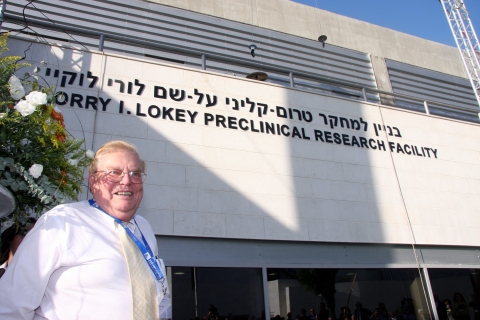 At the dedication of the Lorry I. Lokey Preclinical Research Facility
