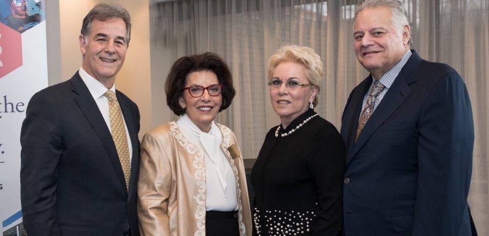 L-R: American Committee CEO Marshall S. Levin, National Chair Ellen Merlo, Mid-Atlantic Regional Chair Pennie Abramson, and Gary Abramson.