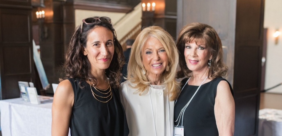 L-R: Dr. Ruth Scherz-Shouval, Toronto Chapter President Francie Klein, and Committee Chair Michele Atlin.
