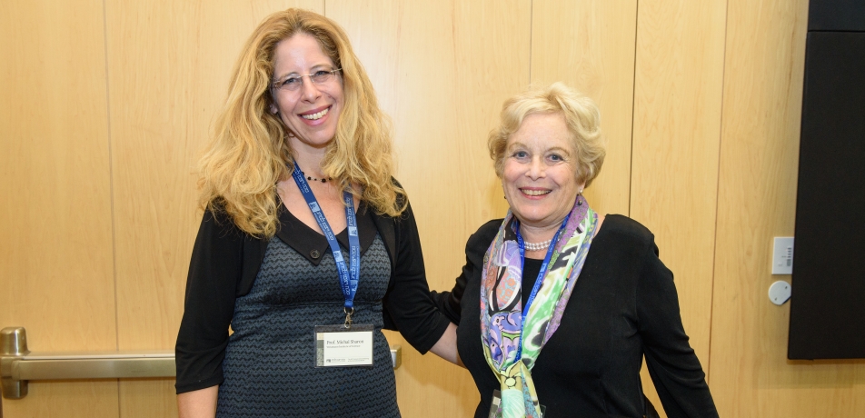 (L-R) Prof. Michal Sharon and Dr. Merry Sherman