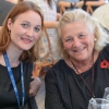 (L-R) Dr. Merav Parter and Dame Vivien Duffield