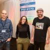L to R: Dr. Yaniv Ziv; Yael Goren-Wegman of the Israel Friends Association; and Itai Herman, a.k.a. "The Chaser"