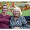 Dr. Arabella Duffield (left) and Dame Vivien Duffield DBE (photo credit: Yael Ilan)
