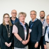 L-R: Dr. Sarah Teichmann (Wellcome Sanger Institute; University of Cambridge), Dr. Itay Tirosh (Weizmann Institute), Dr. Jasmin Fisher (Microsoft Research Cambridge; University of Cambridge), Dr. Robert Endres (Imperial College London), Prof. Bela Novak (University of Oxford), Prof. Uri Alon (Weizmann Institute), Dr. Mark van Rossum (University of Nottingham), Prof. Benny Chain (University College London), Prof. Elad Schneidman (Weizmann Institute).