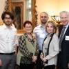 L to R: FGS student Omer Karin, Jill Moscowitz of the American Committee, FGS student Daoud Sheban, and hosts Jane and David Fairweather in Washington D.C.