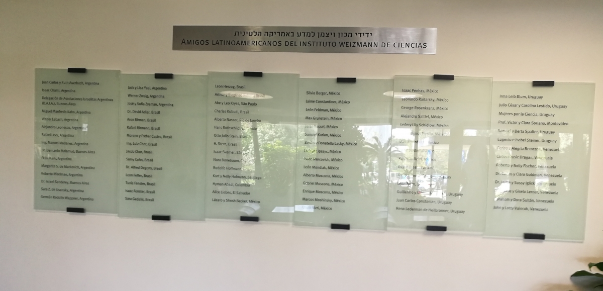 San Martin donor wall