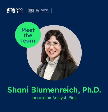 Welcome Shani Blumenreich - New Innovation Analyst at Bina