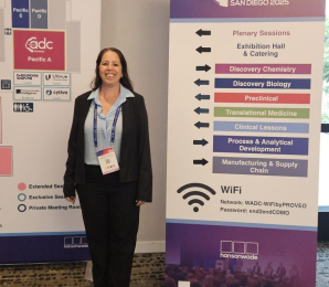 Dr. Merav Marom at the 16th Annual World ADC Conference in San Diego