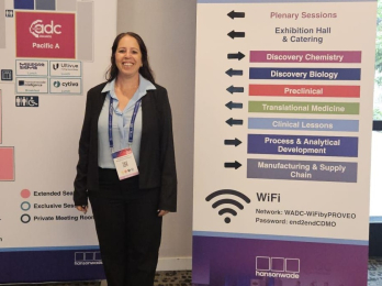 Dr. Merav Marom at the 16th Annual World ADC Conference in San Diego