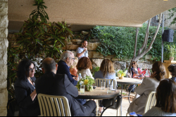 International cocktail hour