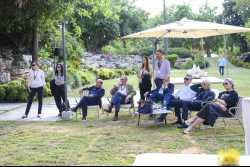 International cocktail hour