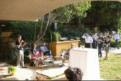 International cocktail hour