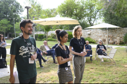 International cocktail hour