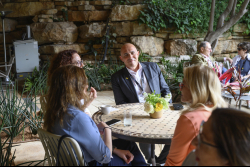 International cocktail hour