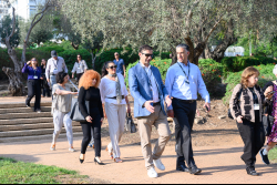 Dedication ceremony of the Abramson Family International Residence