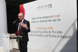 Dedication of the Raoul and Graziella de Picciotto Building