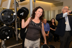 Dedication of the David Moross Fitness Center