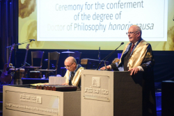 Ceremony for the conferment of the degree of Doctor of Philosophy honoris causa
