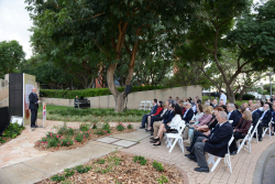 Dedication of the Maurice M. Dwek Rose Garden