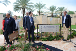 Dedication of the Maurice M. Dwek Rose Garden