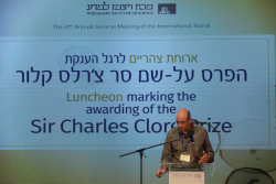 Luncheon: Inauguration of the Clore Institute for High-Field Magnetic Resonance Imaging and Spectroscopy and Presentation of the Sir Charles Clore Prize