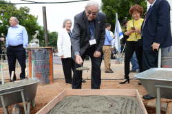 Cornerstone-laying ceremony of the Ruth and Uriel Arnon Science Education Campus