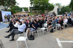 Cornerstone-laying ceremony of the Ruth and Uriel Arnon Science Education Campus