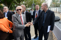Cornerstone-laying ceremony of the Ruth and Uriel Arnon Science Education Campus