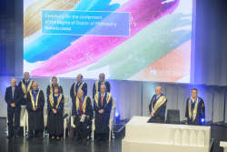 Ceremony for the conferment of the Degrees of Doctor of Philosophy honoris causa