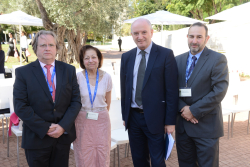 Celebrating Giving: Marking new inscriptions on the International Plaza Donor Wall