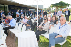 Celebrating Giving: Marking new inscriptions on the International Plaza Donor Wall
