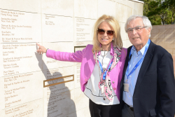 Celebrating Giving: Marking new inscriptions on the International Plaza Donor Wall
