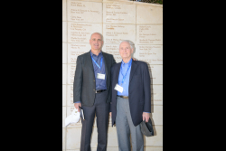 Celebrating Giving: Marking new inscriptions on the International Plaza Donor Wall