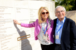 Celebrating Giving: Marking new inscriptions on the International Plaza Donor Wall