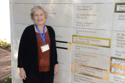 Celebrating Giving: Marking new inscriptions on the International Plaza Donor Wall