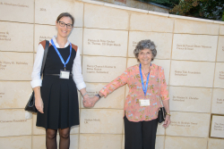 Celebrating Giving: Marking new inscriptions on the International Plaza Donor Wall