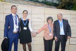 Celebrating Giving: Marking new inscriptions on the International Plaza Donor Wall