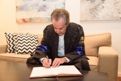 Private reception for the recipients of Doctor of Philosophy honoris causa degrees