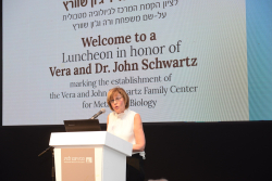 Luncheon Marking the establishment of the Vera and John Schwartz Family Center for Metabolic Biology