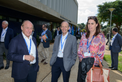 Celebrating Giving: Marking new inscriptions on the International Plaza Donor Wall