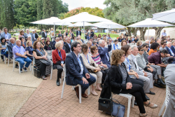 Celebrating Giving: Marking new inscriptions on the International Plaza Donor Wall