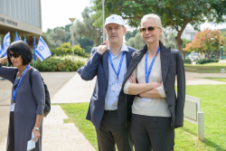 Celebrating Giving: Marking new inscriptions on the International Plaza Donor Wall