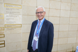Celebrating Giving: Marking new inscriptions on the International Plaza Donor Wall